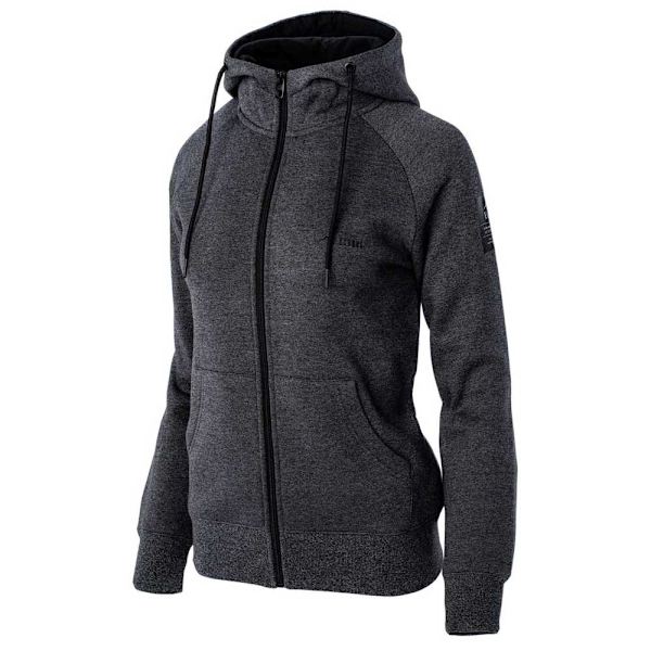 Elbrus Chiano Hellyft Hoodie för Kvinnor/Dam M Mörkgrå Melange Dark Grey Melange/Black M
