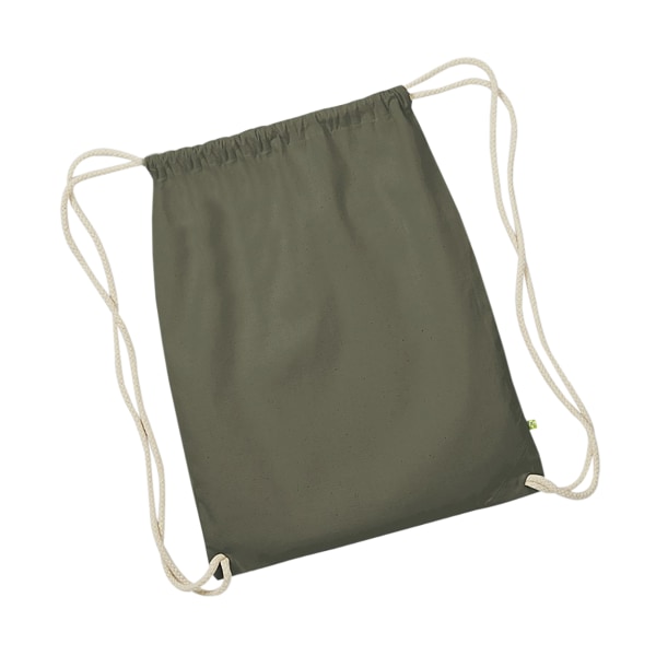 Westford Mill EarthAware Organic Gymsac One Size Olivgrön Olive Green One Size