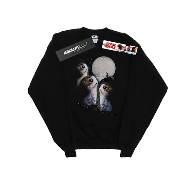 Star Wars Pojkar The Last Jedi Porgs Solnedgång Sweatshirt 7-8 År Black 7-8 Years