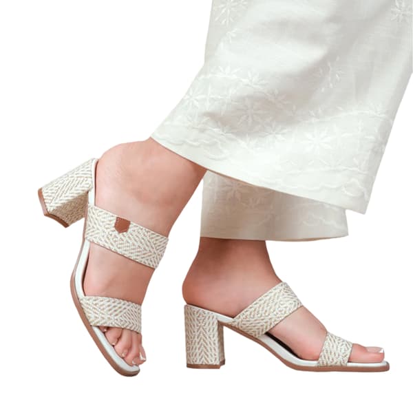 Where's That From Dam/Dam Slayed Rem Extra Bred Platå White 4 UK Extra Wide