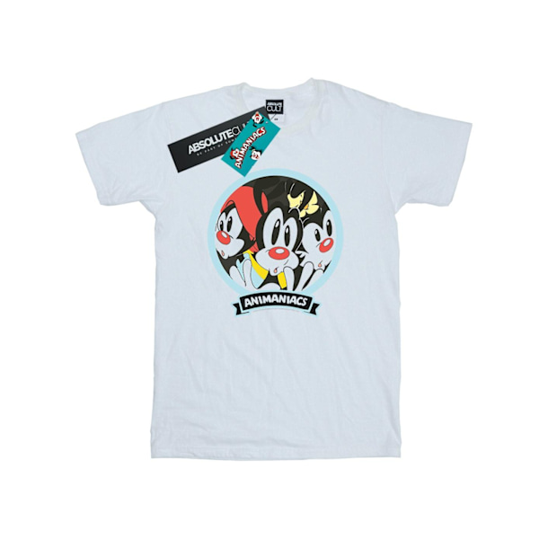 Animaniacs Girls Fisheye Group Bomull T-shirt 3-4 år Vit White 3-4 Years