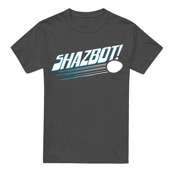 Mork And Mindy Unisex Vuxen Shazbot Ägg T-Shirt M Kolgrå Charcoal M