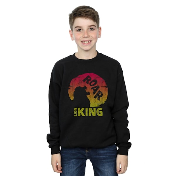 Disney Boys The Lion King Movie Roar Sweatshirt 7-8 år Svart Black 7-8 Years