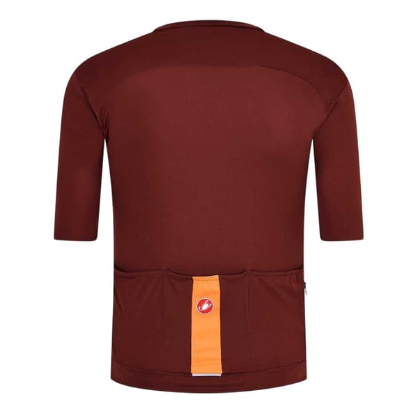 Castelli Herr Prologo Lite Kortärmad Cykeltröja M Mocka Mocha Brown M