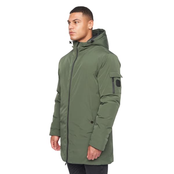 Duck and Cover Mantrax vadderad jacka för män L Mörk oliv Dark Olive L