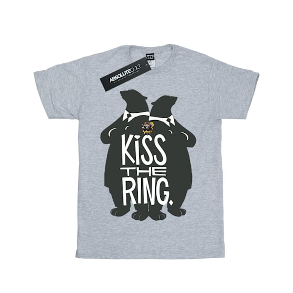 Disney Girls Zootropolis Kiss The Ring Bomull T-shirt 5-6 år Sports Grey 5-6 Years