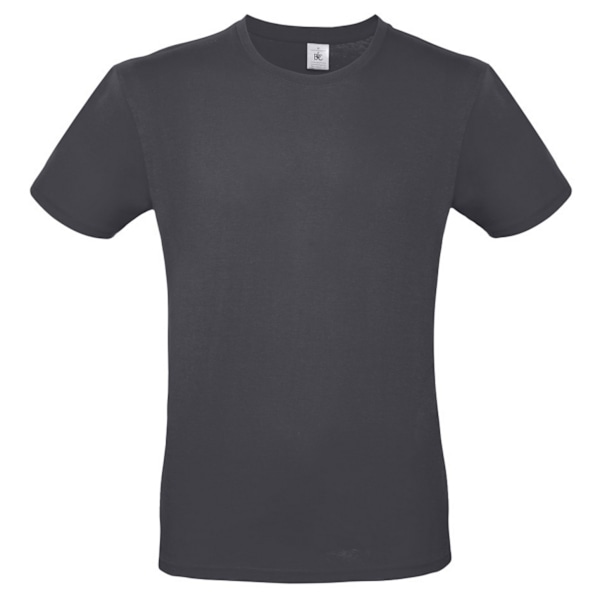 B&C Herr #E150 Tee XS Mörkgrå Dark Grey XS