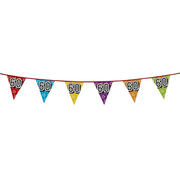 Boland Vimpel 60-årsdag Banner En Storlek Flerfärgad Multicoloured One Size