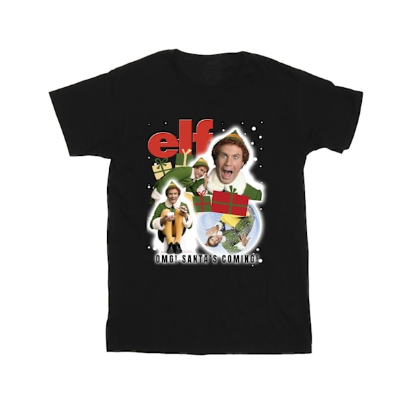 Elf Boys Buddy Collage T-Shirt 5-6 år Svart Black 5-6 Years