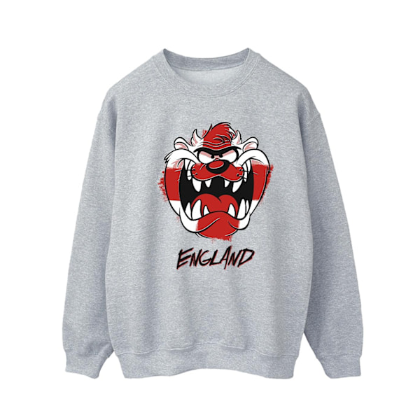 Looney Tunes Herr Taz England Face Sweatshirt 5XL Sports Grey Sports Grey 5XL