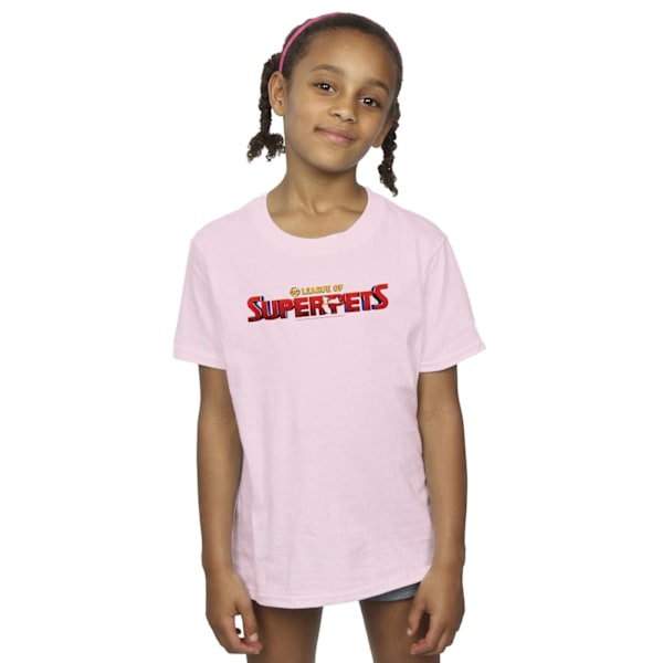 DC Comics Girls DC Comics DC League Of Super-Pets Movie Logo Co Baby Pink 7-8 Years