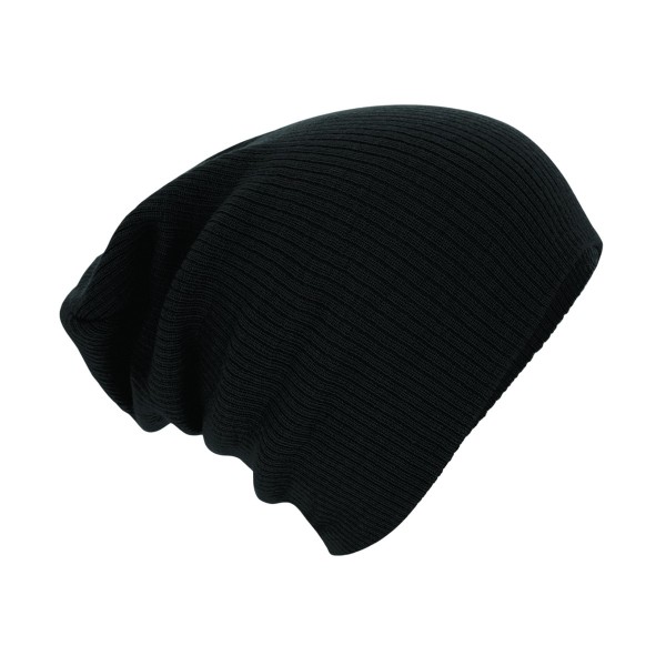 Beechfield Slouch Beanie One Size Svart Black One Size