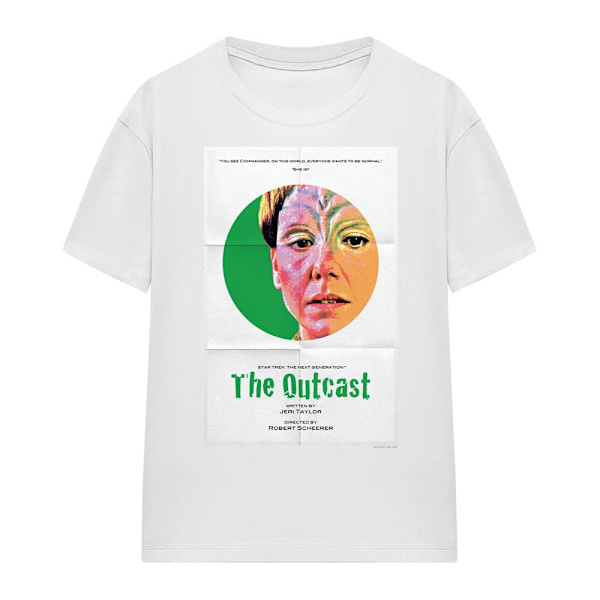 Star Trek Unisex Vuxen The Next Generation Säsong 5 Avsnitt 17 White L