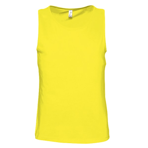SOLS Justin Sleeveless Tank / Vest Top L Lemon Lemon L