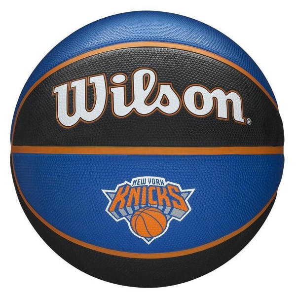 New York Knicks Wilson Basketball 7 Blå/Svart Blue/Black 7