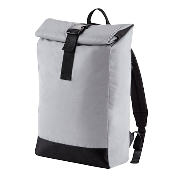 Bagbase Reflekterande Roll Top Ryggsäck One Size Silver Reflekterande Silver Reflective One Size