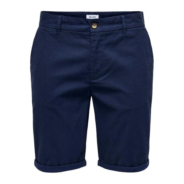 Only Herr Regular Shorts M S Mörkblå Dark Navy M S