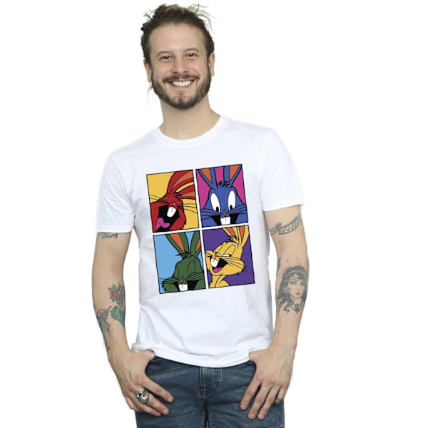 Looney Tunes Herr Bugs Pop Art T-shirt 4XL Vit White 4XL