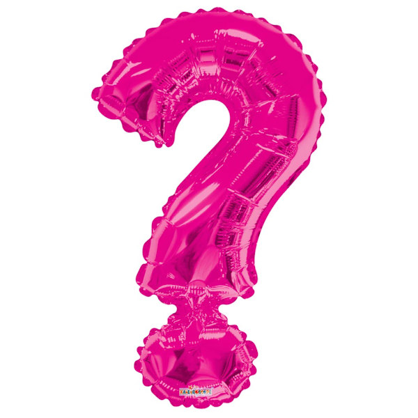 Apac Frågetecken Folieballong En Storlek Rosa Pink One Size