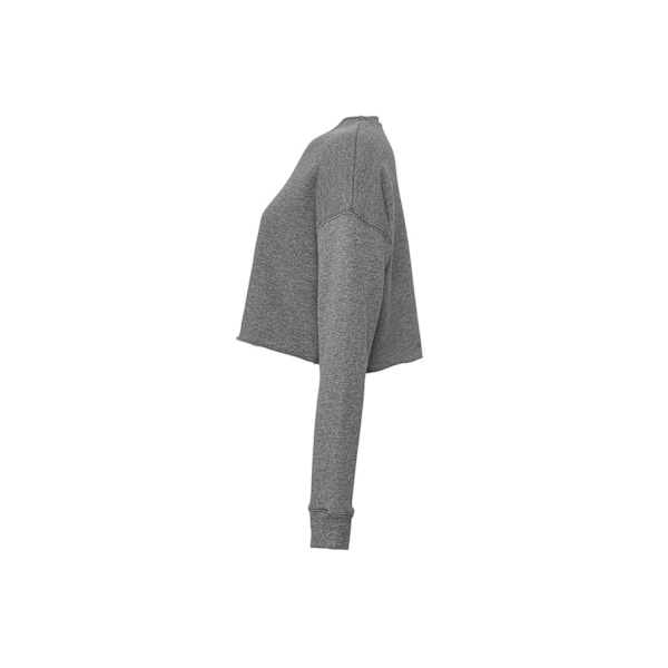 Bella + Canvas Damklippt Sweatshirt M Deep Heather Deep Heather M