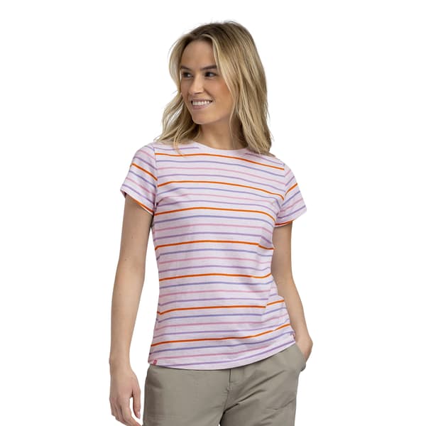 Trespass Dam/Dam Michaela Randig T-shirt S Vit/Multifärgad White/Multicoloured S