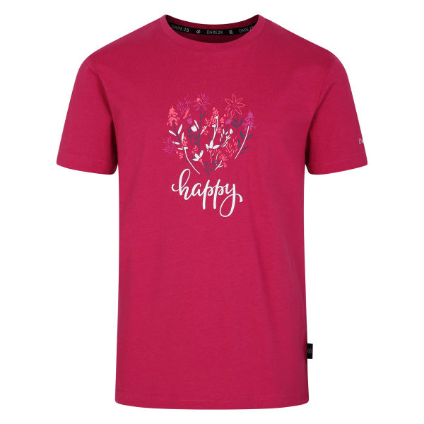 Dare 2B Childrens/Kids Trailblazer II Happy T-Shirt 15-16 år Berry Pink 15-16 Years