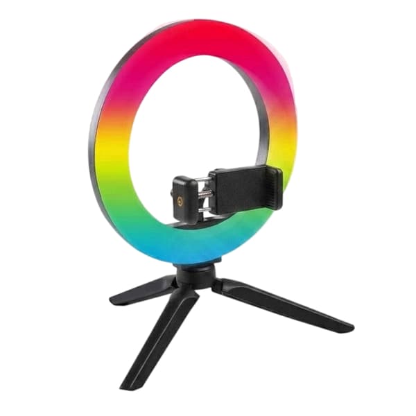Pixibright Ring Light 8 tum Svart Black 8in