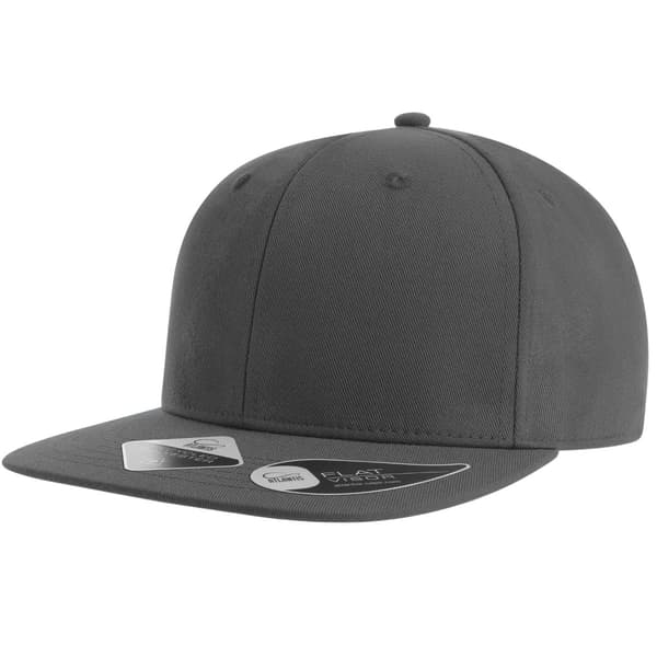 Atlantis Unisex Vuxen James 6 Panel Återvunnen Polyester Snapback Dark Grey One Size