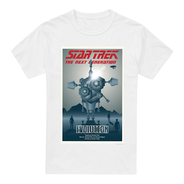 Star Trek Herr The Next Generation Säsong 3 Avsnitt 1 T-Shirt 4 White 4XL
