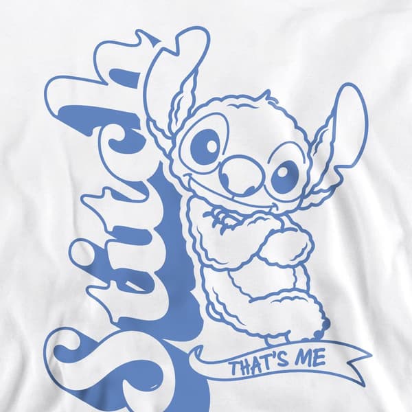 Lilo & Stitch Unisex Vuxen That´s Me Sweatshirt M Vit White M