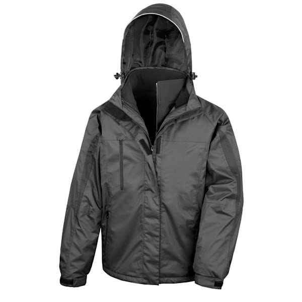 Result Herr 3 i 1 Resjacka 4XL Svart Black 4XL