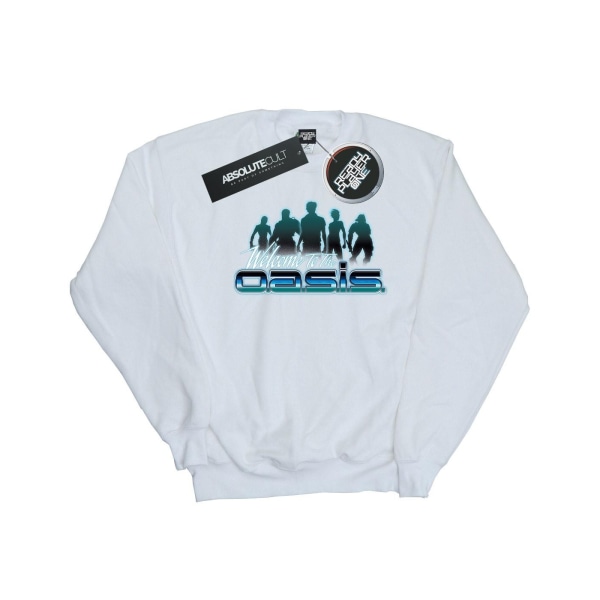 Ready Player One Girls Welcome To The Oasis Sweatshirt 5-6 år White 5-6 Years