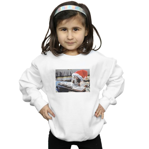 Gremlins Girls Mogwai Julhatt Sweatshirt 7-8 År Vit White 7-8 Years