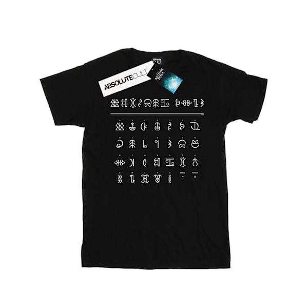 Disney Boys Artemis Fowl Gnommish Alphabet T-Shirt 3-4 år Blå Black 3-4 Years