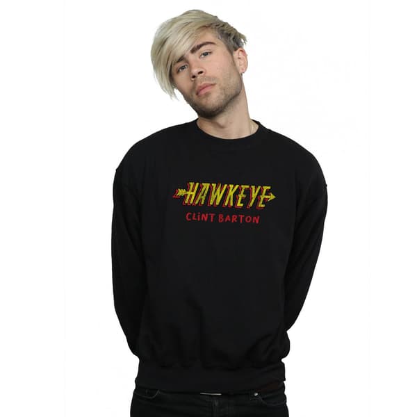 Marvel Herr Hawkeye AKA Clint Barton Sweatshirt XL Svart Black XL