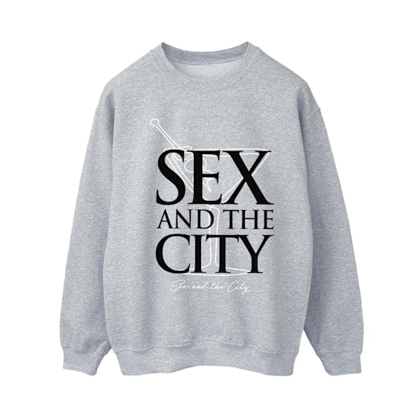 Sex And The City Dam/Damer Martini Logo Sweatshirt XXL Spor Sports Grey XXL