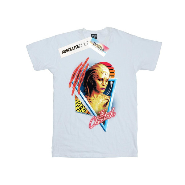 DC Comics Boys Wonder Woman 84 Retro Cheetah Design T-shirt 9-1 White 9-11 Years