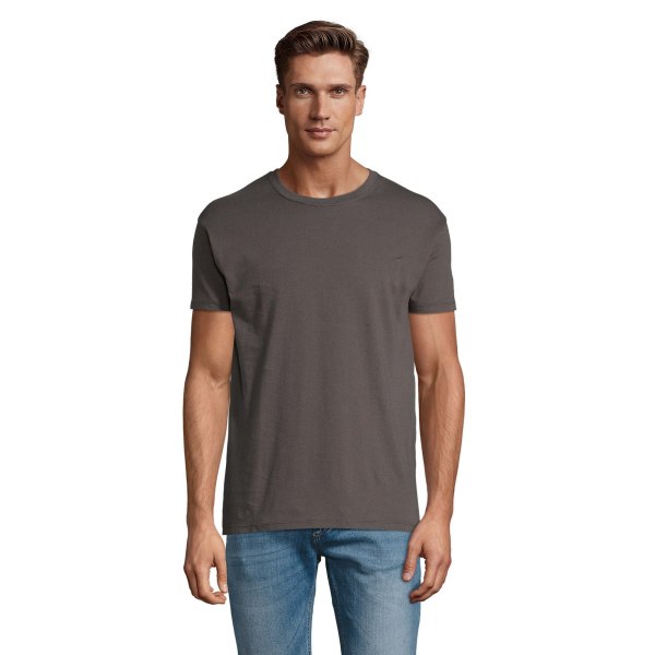SOLS Herr Regent Kortärmad T-shirt XL Mörkgrå Dark Grey XL