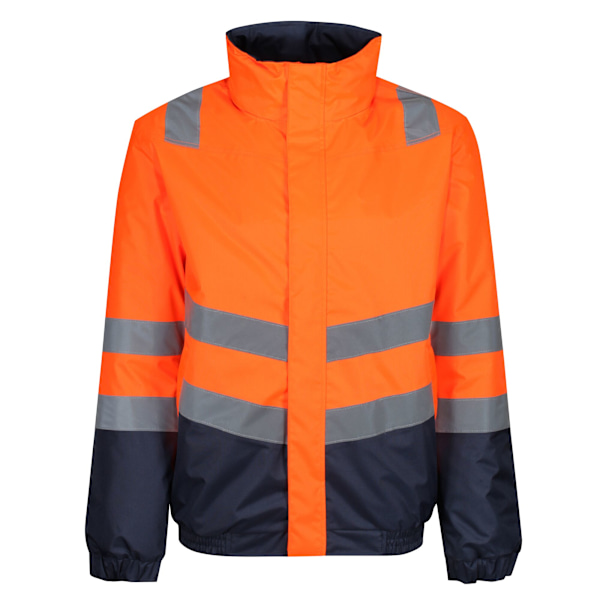 Regatta Herr Bomber Vattentät Hi-Vis Jacka M Orange/Marinblå Orange/Navy M