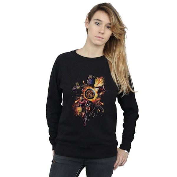 Marvel Womens/Ladies Avengers Endgame Explosion Team Sweatshirt Black M