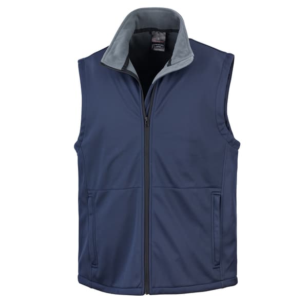 Result Core Soft Shell Bodywarmer Jacka för Herr 3XL Marinblå Navy Blue 3XL