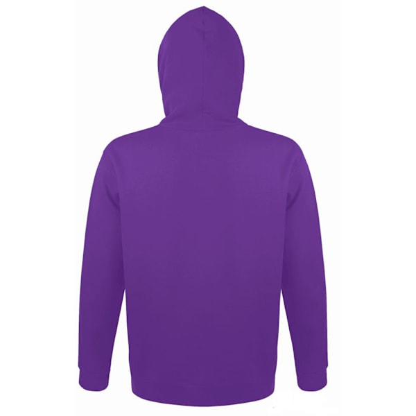 SOLS Snake Unisex Huvtröja / Hoodie L Mörk Lila Dark Purple L