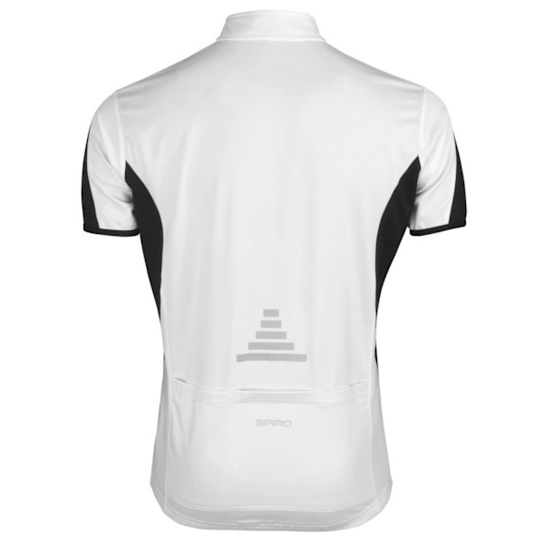 Spiro Mens Bikewear Cykeltröja XXL Vit/Svart White/Black XXL