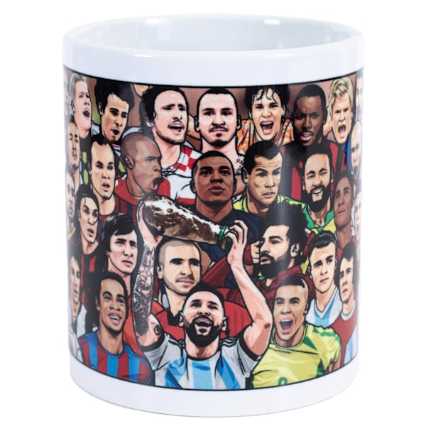 Legends Collection Football´s Greatest Mugg One Size Flerfärgad Multicoloured One Size