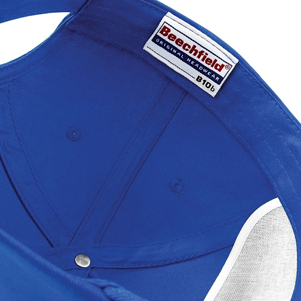 Beechfield Plain Unisex Junior Original 5 Panel Baseball Cap On Bright Royal One Size