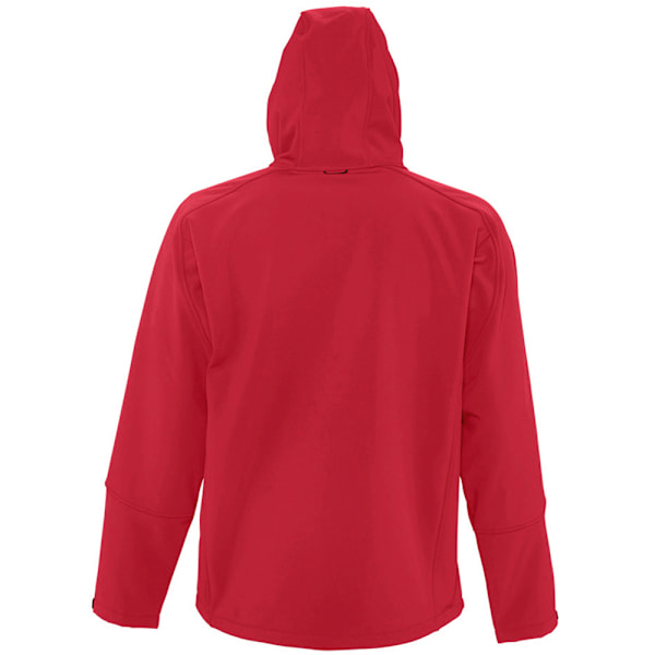 SOLS Replay Herr Huvtröja Soft Shell Jacka (Andningsbar, Vindtät Och Vattenavvisande) Pepper Red XS
