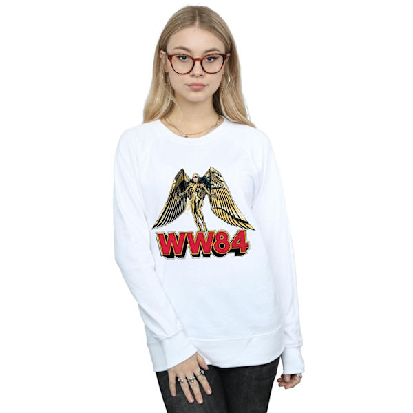 DC Comics Dam/Kvinnor Wonder Woman 84 Golden Armour Sweatshirt White S