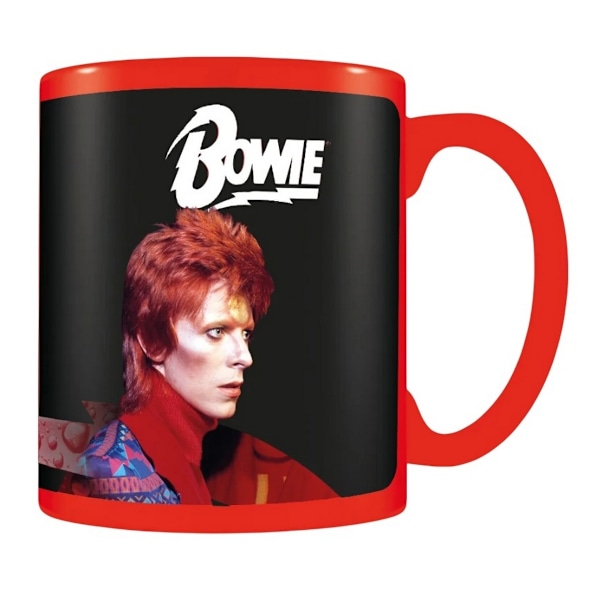 David Bowie Bolt Värmekänslig Mugg One Size Röd Red One Size