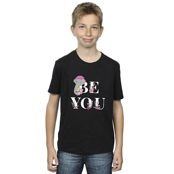 Disney Boys Dumbo Be You T-shirt 7-8 år Svart Black 7-8 Years