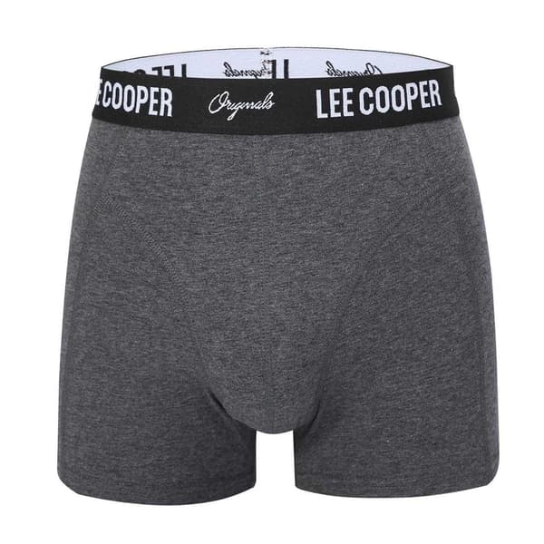 Lee Cooper Boxershorts för män (10-pack) L Svart/Grå/Röd/Vit Black/Grey/Red/White L